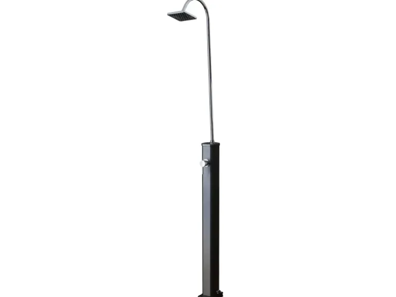 Gre Solardusche aus Aluminium 18 l Schwarz
