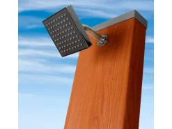 Gre Solardusche aus Aluminium 32 l Holzfarben