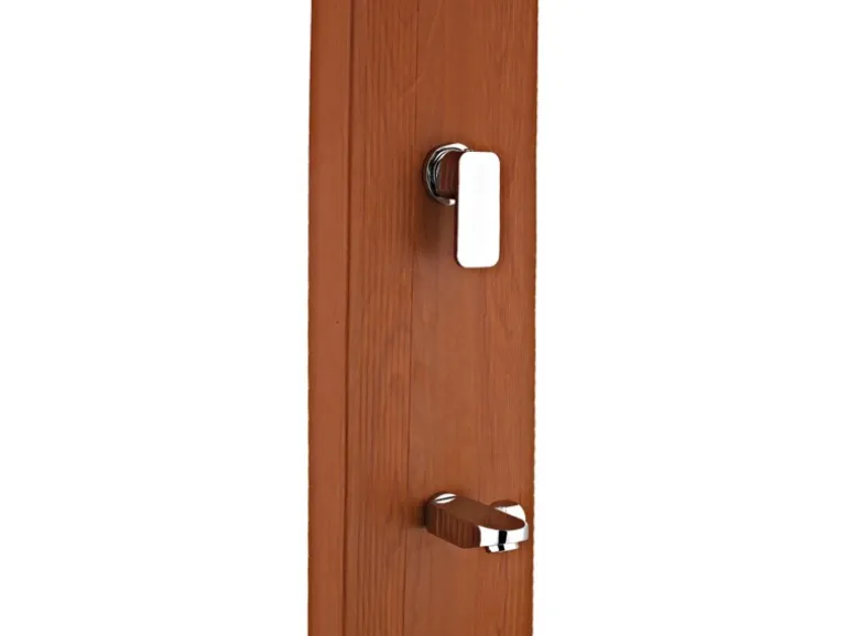 Gre Solardusche aus Aluminium 32 l Holzfarben