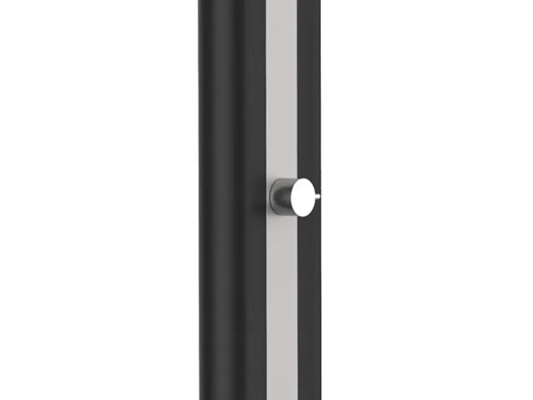 Gre Solardusche aus PVC 40 l Schwarz