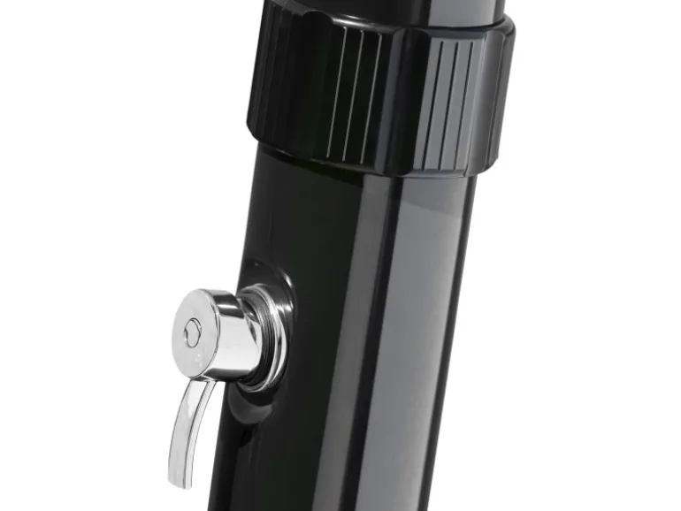 Gre Solardusche Gebogen aus PVC 22 l Schwarz
