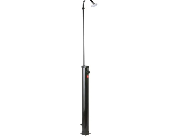 Gre Solardusche Schwarz aus PVC 9 l Schwarz