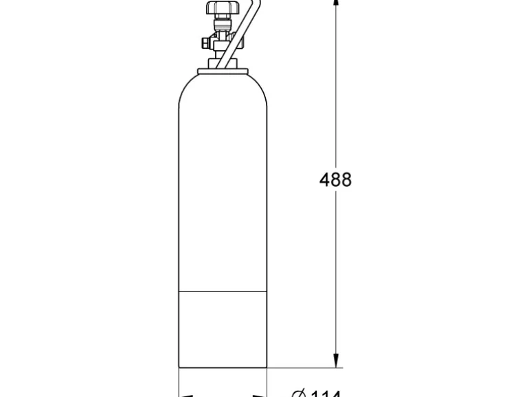 Grohe CO²-Flasche Starter-Set Blue 2 kg