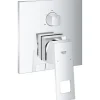 Grohe Einhandbatterie mit 3-Wege-Umstellung Eurocube Chrom