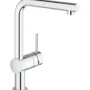 Grohe Einhand-Spültischbatterie Minta für Niederdruck Warmwasserbereiter