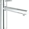 Grohe Einhand-Spültischbatterie Concetto Chrom mit entnehmbarer Armatur