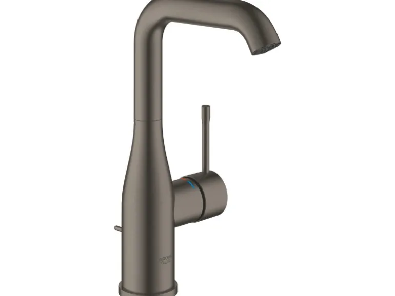 Grohe Einhand-Waschtischbatterie Essence L-Size Hard Graphite Gebürstet