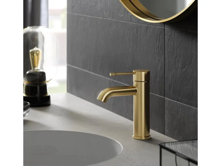 Grohe Einhand-Waschtischbatterie Essence S-Size Cool Sunrise gebürstet