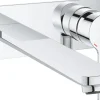 Grohe 2-Loch-Waschtischbatterie Lineare Chrom Ausladung 207 mm
