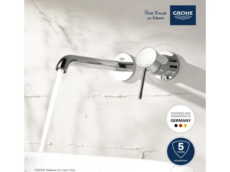 Grohe 2-Loch-Waschtischbatterie Essence Chrom