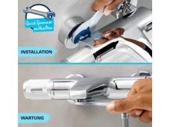 Grohe QuickFix Badewannenarmatur Start Alira Chrom