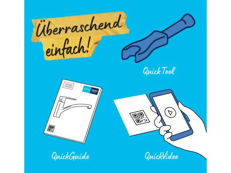 Grohe QuickFix Einhand-Spültischbatterie Get