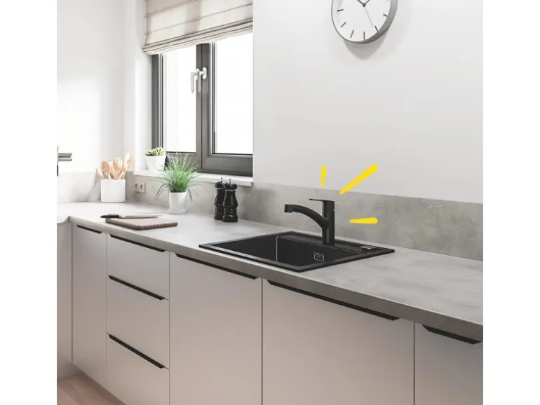 Grohe QuickFix Einhand-Spültischbatterie Start Schwarz