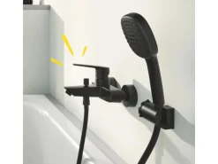 Grohe QuickFix Einhand-Wannenbatterie Start Schwarz