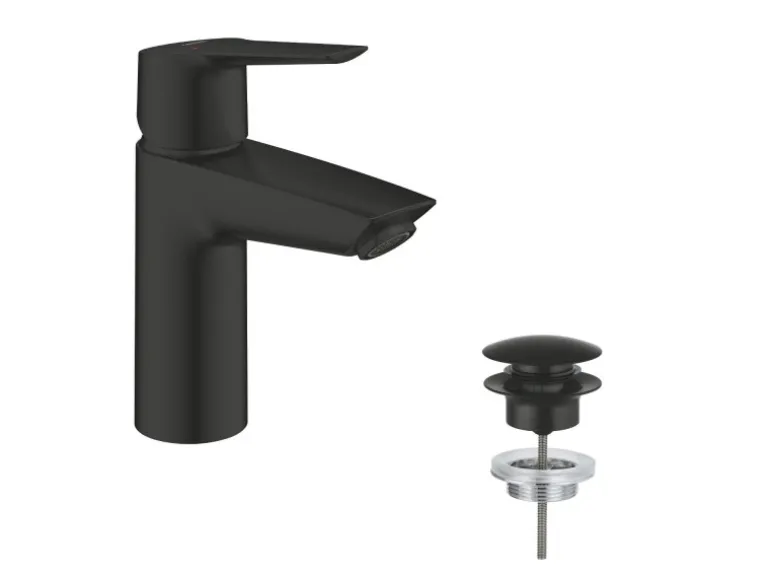 Grohe QuickFix Einhand-Waschtischbatterie Start S-Size Schwarz