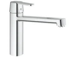 Grohe QuickFix Küchenarmatur Get Chrom Niederdruck mit schwenkbarem Rohrauslauf