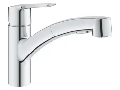 Grohe QuickFix Spültischarmatur Start Chrom mit ausziehbarer Dualbrause