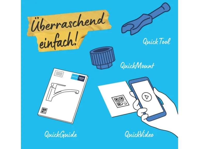 Grohe QuickFix Start Edge Einhand-Spültischbatterie DN 15