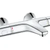 Grohe QuickFix Thermostat-Wannenarmatur Precision Trend Chrom