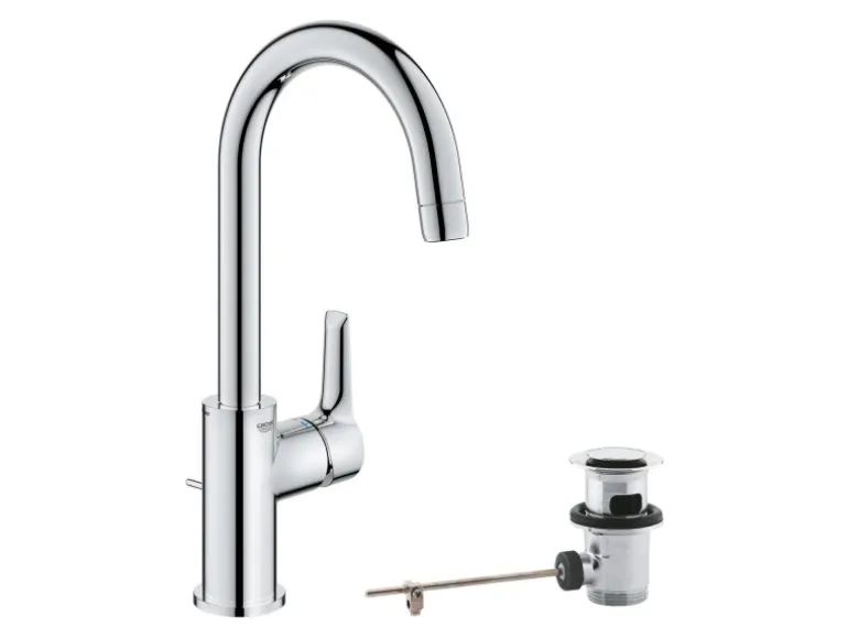 Grohe QuickFix Waschtischarmatur Einhebelmischer Start Alira Chrom L