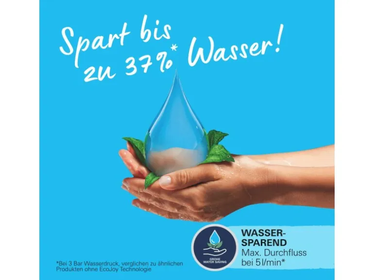 Grohe QuickFix Waschtischarmatur Start S-Size Push-open Ablaufgarnitur 1 1/4"