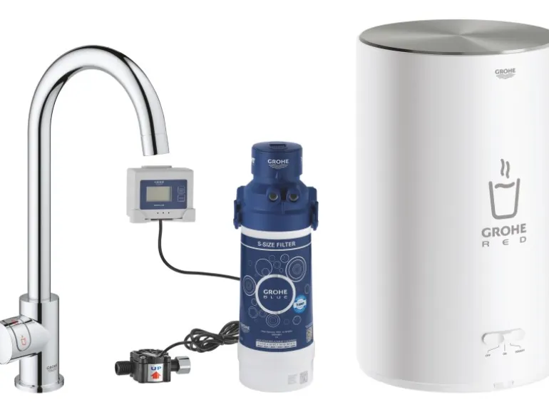 Grohe Standventil und Boiler Red Mono Größe-M Chrom