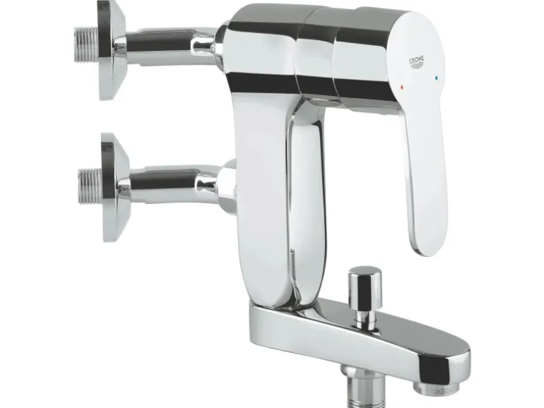 Grohe Vertica-Einhand-Wannenbatterie Eurostyle Cosmopolitan Anschlusswinkel 45°