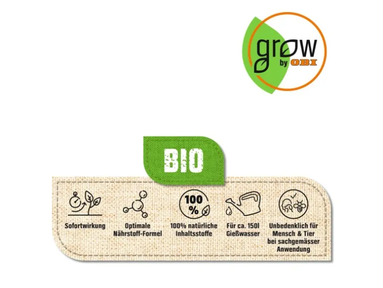 GROW by OBI BIO Garten- und Gemüse-Dünger, 1l