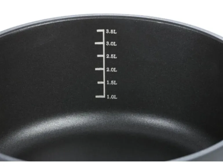 GSW Bratentopf Profi Black Star mit Glasdeckel 16Cm
