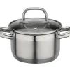 GSW Fleischtopf FOGO mit Glasdeckel 16Cm