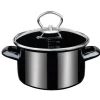 GSW Fleischtopf Profi Black Star mit Glasdeckel 16Cm