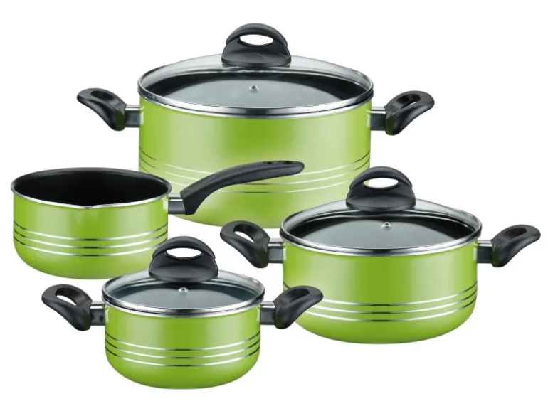 GSW Kochtopf Set Milano Color 4 Teillig Grün