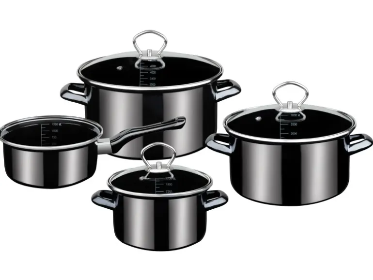 GSW Kochtopf Set Profi Black Star 7 Teillig