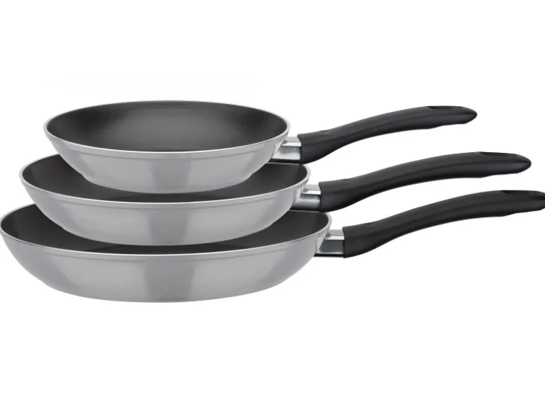 GSW Pfannen Premium Set Nova 3 Teillig Schwarz