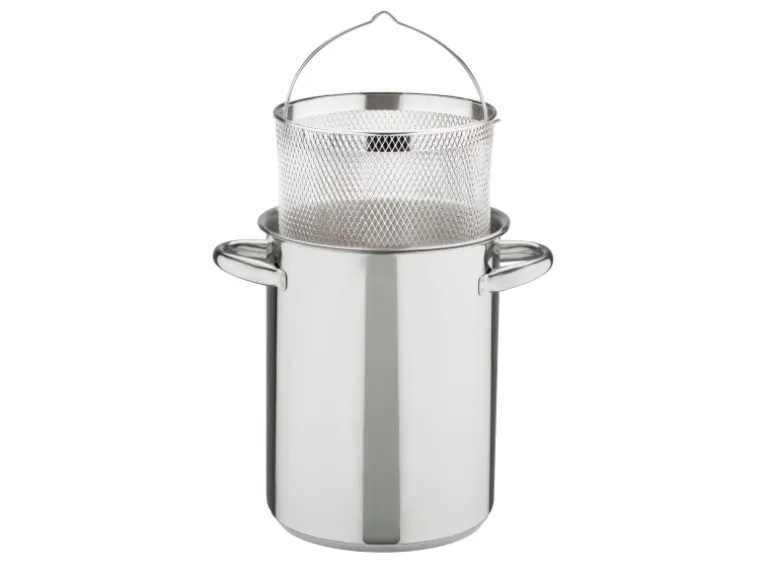 GSW Spargeltopf mit Glasdeckel und Einsatz 16Cm