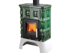 Haas+Sohn Treviso II Kaminofen Keramik Grün 8 kW