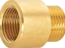 Hahnverlängerung 14,9 mm (Rp 3/8) x 16,7 mm (R 3/8) Messing 15 mm