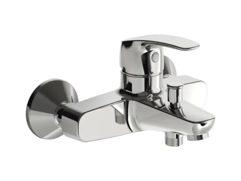 Hansa Wannenfüll- und Brausebatterie Einhebelmischer Pinto 4511 Chrom