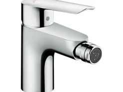 Hansgrohe Einhebel-Bidetmischer Logis E mit Zugstangen-Ablaufgarnitur Chrom