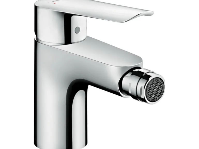 Hansgrohe Einhebel-Bidetmischer Logis E mit Zugstangen-Ablaufgarnitur Chrom