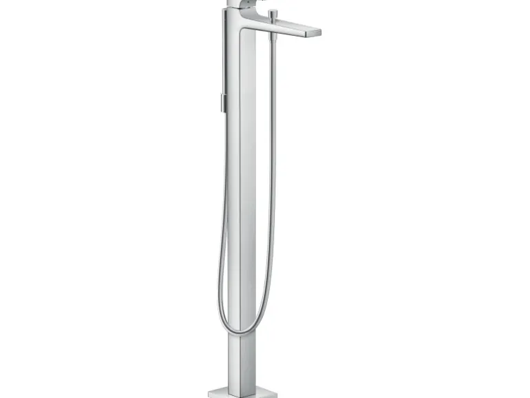 Hansgrohe Einhebel-Wannenarmatur Metropol bodenstehend mit Hebelgriff Chrom