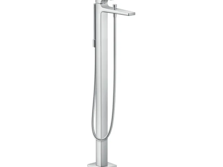 Hansgrohe Einhebel-Wannenarmatur Metropol bodenstehend mit Bügelgriff Chrom