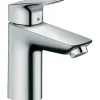 Hansgrohe Einhebel-Waschtischarmatur Logis 100 mit Metall Zugstangen-Ablaufgar.