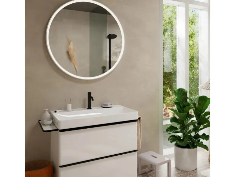 Hansgrohe Einhebel-Waschtischmischer Tecturis S 110 CoolStart EcoSmart+ Schwarz