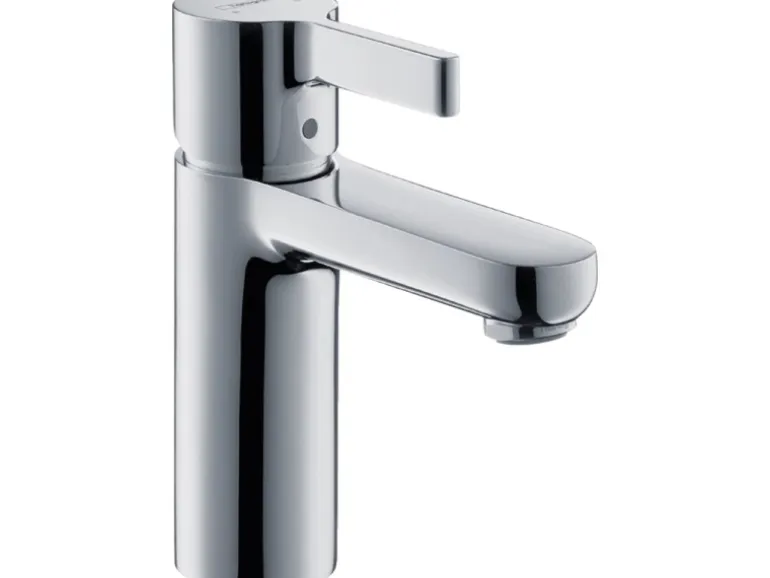 Hansgrohe Metris S Einhebel-Waschtischmischer 100 Zugstangen-Ablaufgarnitur Chr.