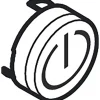 Hansgrohe Symbol ON/OFF Schwarz