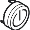 Hansgrohe Symbol ON/OFF Weiß