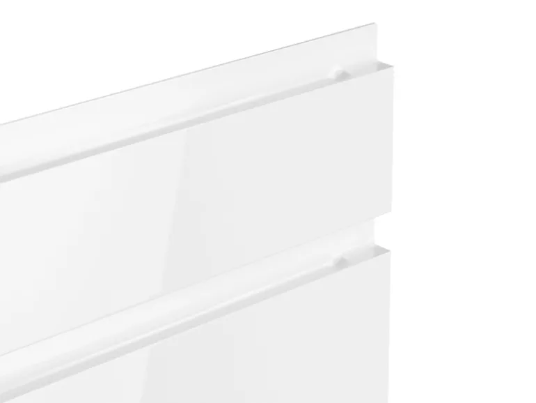 Held Küchen Küchenzeile Gera 300 cm Weiß/Beton mit E-Geräten Induktion