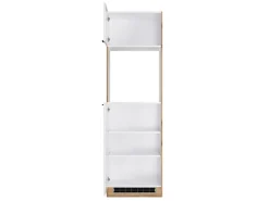 Held Küchen Ofen-Umbauschrank Kempten 60 cm Weiß/Wotan