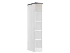 Held Küchen Offenes Regal Gera 30 cm Weiß/Beton